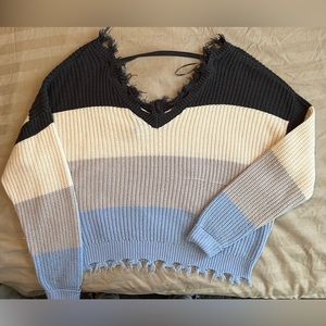 Rue21 distressed sweater